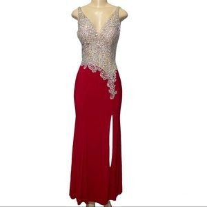 Prom Dress With Open Leg